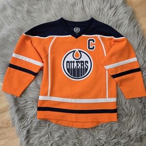 Edmonton Oilers NHL McDavid Kids Jersey